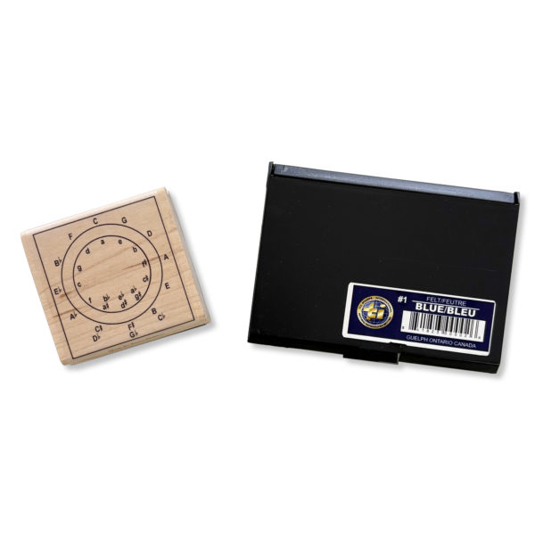 Stamp - Circle of Fifths with Ink Pad