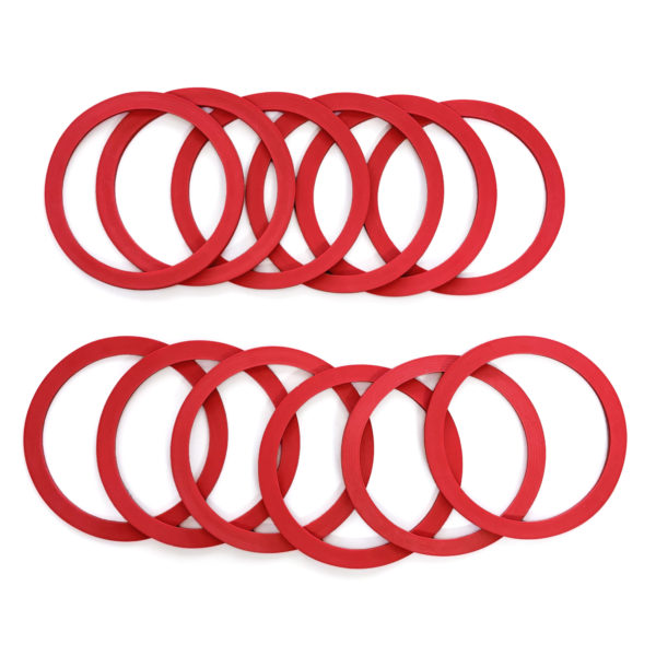 Red Rubber Jar Rings (12)