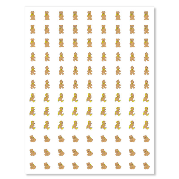 Sunrise Bear Sticker Sheet